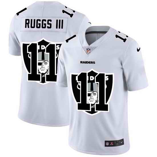 Las Vegas Raiders 11 Henry Ruggs III White Men Nike Team Logo Dual Overlap Limited NFL Jersey
